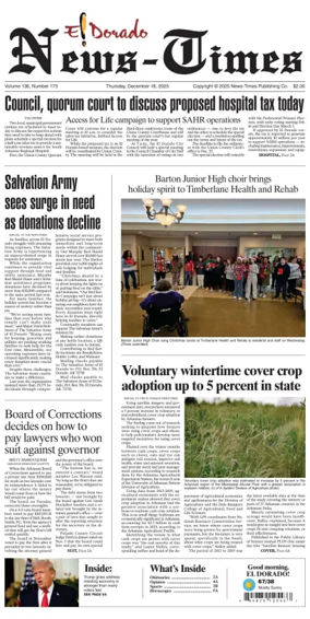 Cover of El Dorado News-Times (VCID - Camden News)