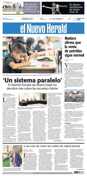 Cover of El Nuevo Herald