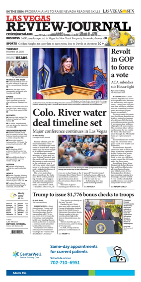 Cover of Las Vegas Review-Journal