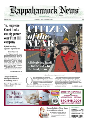 Cover of Rappahannock News