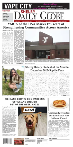 Cover of Shelby Daily Globe