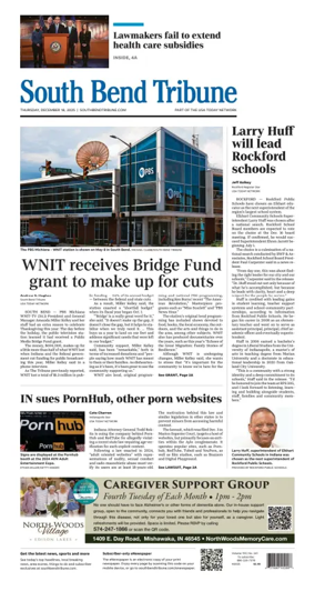 Cover of South Bend Tribune