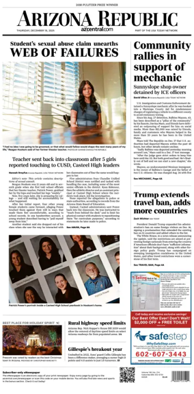 Cover of The Arizona Republic