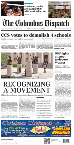 Cover of The Columbus Dispatch