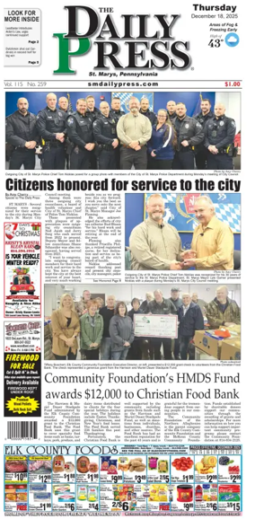 Cover of The Daily Press