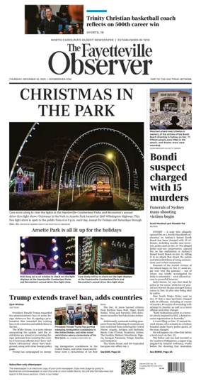 Cover of The Fayetteville Observer