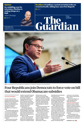 Cover of The Guardian (USA)