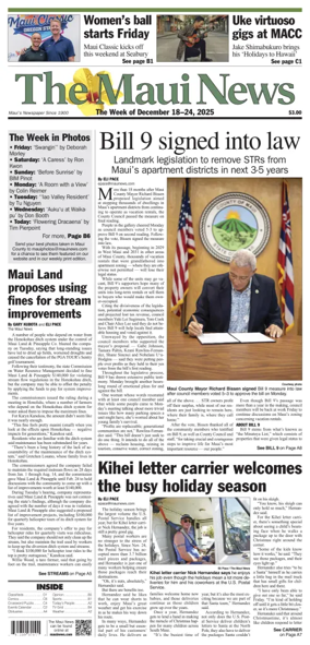 Cover of The Maui News - Weekender