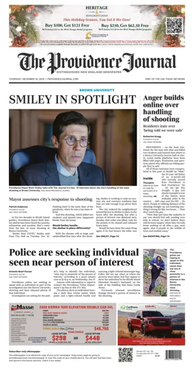 Cover of The Providence Journal