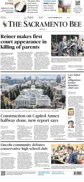 Cover of The Sacramento Bee