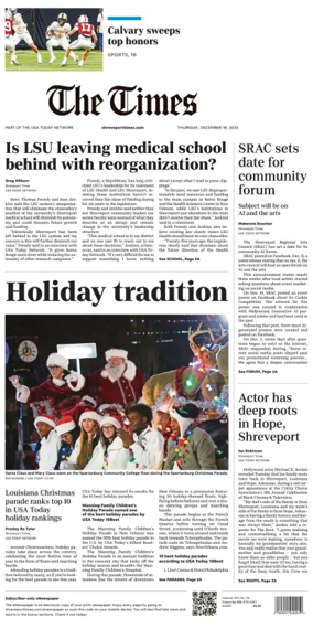 Cover of The Times (Shreveport)