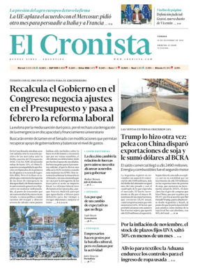 Cover of El Cronista comercial