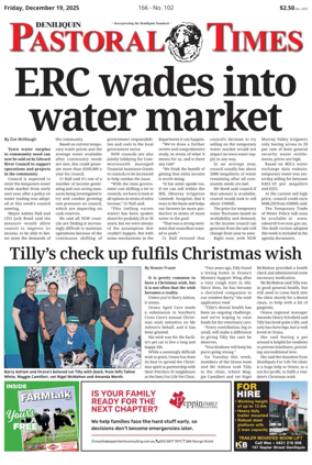 Cover of Deniliquin Pastoral Times