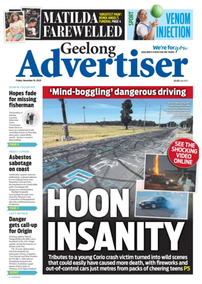 Cover of Geelong Advertiser