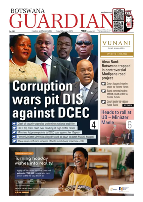 Cover of Botswana Guardian