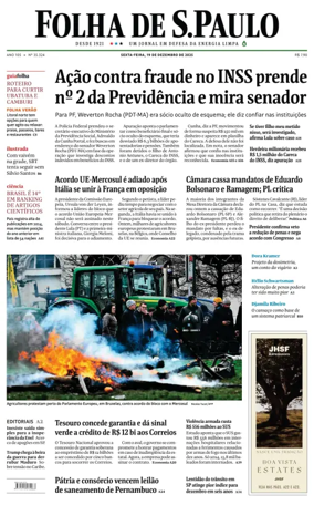 Cover of Folha De S.Paulo