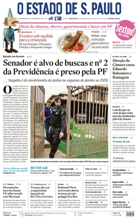 Cover of O Estado de S. Paulo