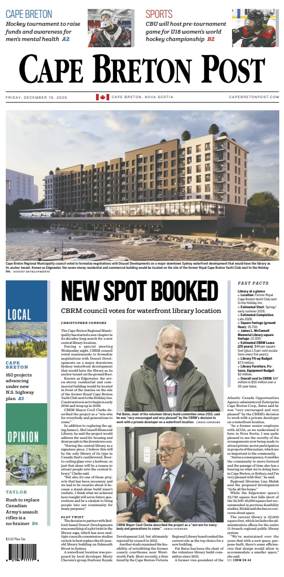 Cover of Cape Breton Post