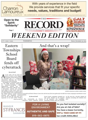 Cover of Sherbrooke Record