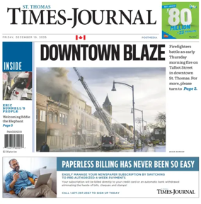Cover of St. Thomas Times-Journal