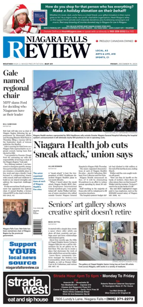 Cover of The Niagara Falls Review