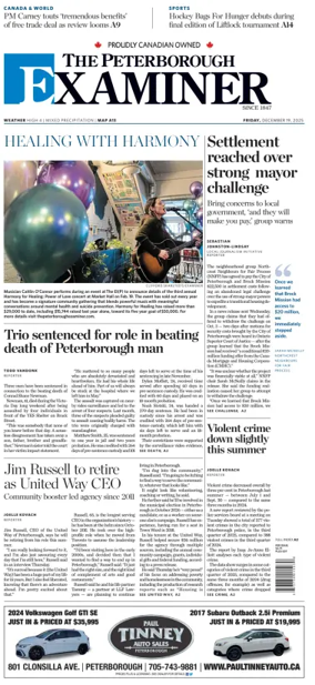 Cover of The Peterborough Examiner