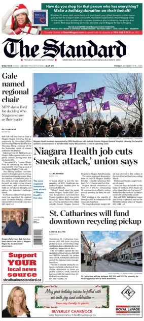 Cover of The Standard (St. Catharines)