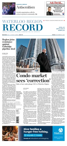 Cover of Waterloo Region Record