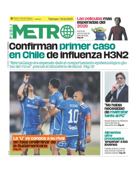Cover of Publimetro Chile