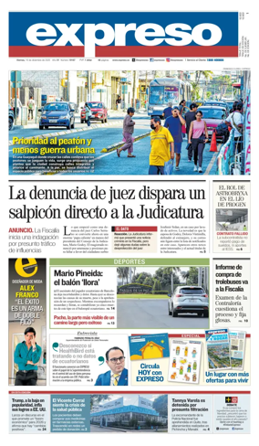 Cover of Diario Expreso