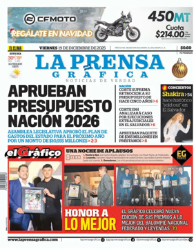 Cover of La Prensa Grafica