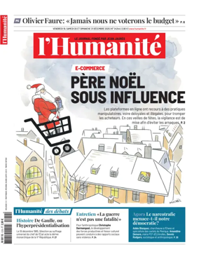 Cover of L'HUMANITE