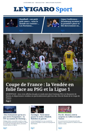 Cover of Le Figaro Sport