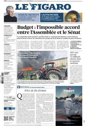 Cover of Le Figaro