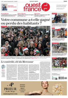 Cover of Ouest France (Dinan)