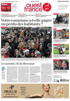 Cover of Ouest-France (Rennes Nord-Ouest)