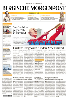 Cover of Bergische Morgenpost Wermelskirchen/Huckeswagen/Radevormwald