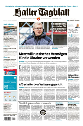 Cover of Haller Tagblatt