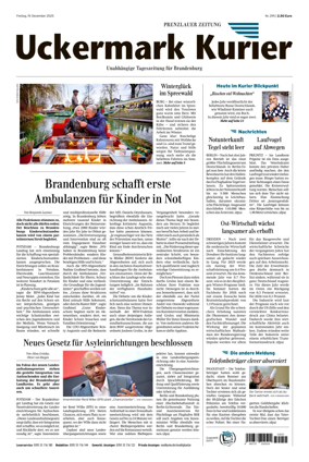 Cover of Prenzlauer Zeitung