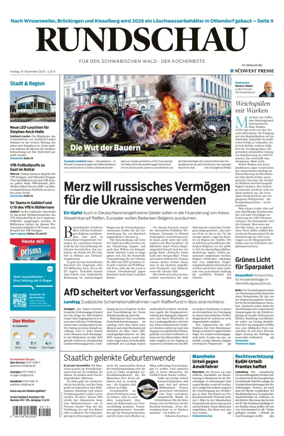 Cover of Rundschau für den Schwäbischen Wald – Der Kocherbote