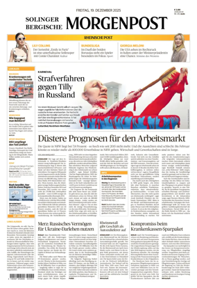 Cover of Solinger Bergische Morgenpost/Remscheid
