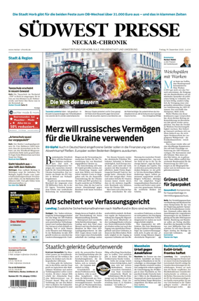 Cover of SUDWEST PRESSE - Neckar-Chronik