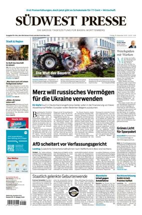 Cover of Südwest Presse (Ulm)
