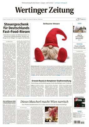 Cover of Wertinger Zeitung