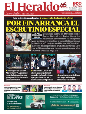 Cover of Diario El Heraldo