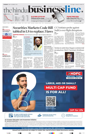 Cover of BusinessLine (Hyderabad)