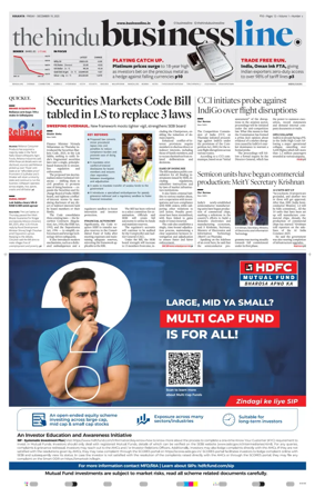 Cover of BusinessLine (Kolkata)