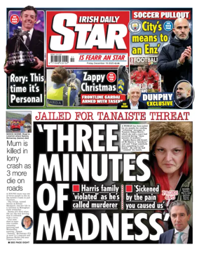 Cover of Irish Daily Star