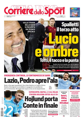 Cover of Corriere dello Sport (Lazio)
