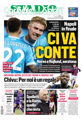 Cover of Corriere dello Sport Stadio (Nazionale)